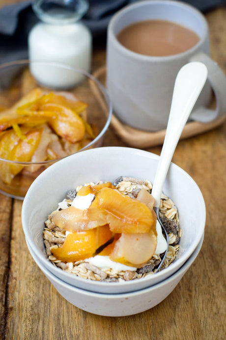 A Healthy Dessert and Breakfast Idea: Baked Honey Fruit