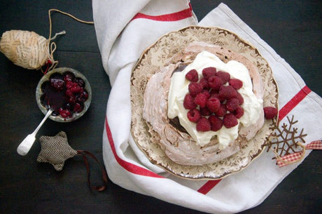 Christmas Dessert Recipe: Chocolate Raspberry Pavlova