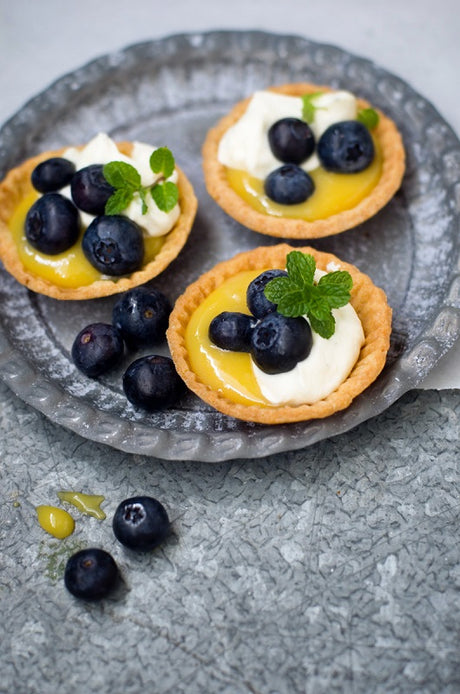 Easy Blueberry Tarts with a Tangy Lemon Curd