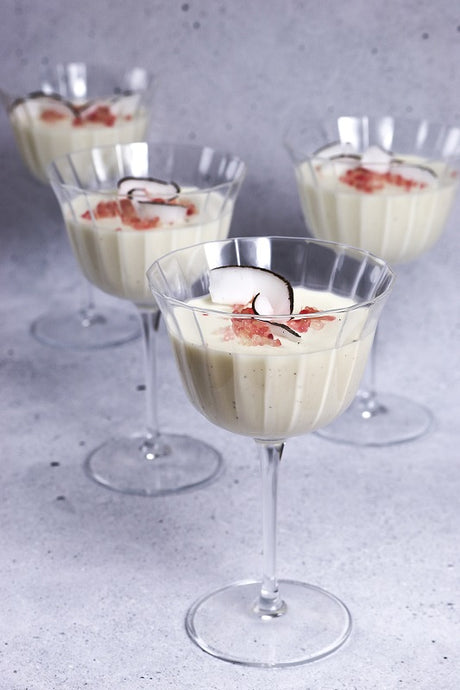 Coconut Panna Cotta with Australian Finger Lime