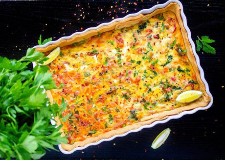 Bacon and Cheese Quiche Recipe