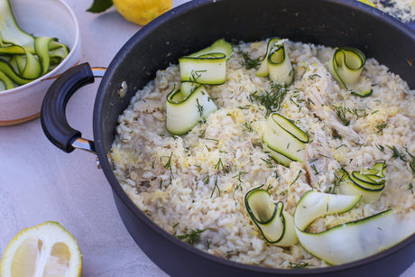 Spring Recipe: Easy Greek Lemon Chicken Risotto