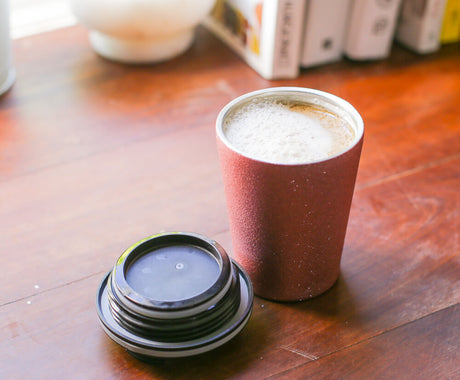 Coffee to Go in Morning Light