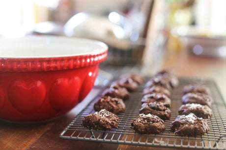 Cookies on Rack with Bowl