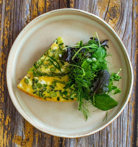 Healthy Green Frittata with Herb Salad Recipe