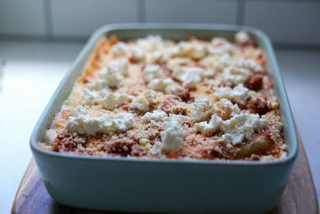 Homemade Vegetarian Lasagne with Marcato