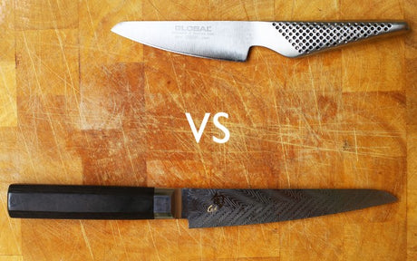 Global vs Shun Utility Knives