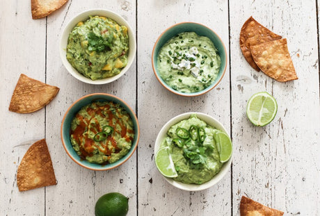 Guacamole 4 ways Avocado