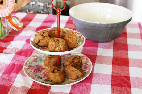 Healthy Banana Cinnamon Scrolls with Mason Cash