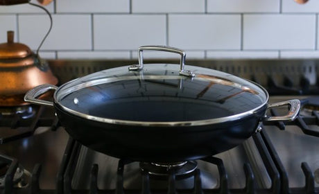 A Spiced Moroccan Lamb Casserole in Le Creuset TNS Shallow Casserole Dish