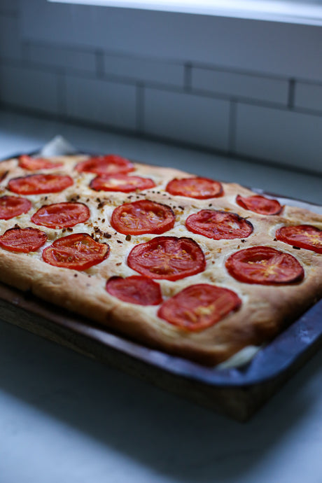 A Delicious Recipe for Tomato and Garlic Focaccia