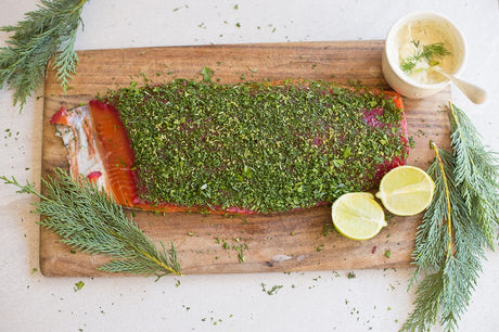 Tangy and Refreshing Beetroot & Gin Cured Salmon Gravlax