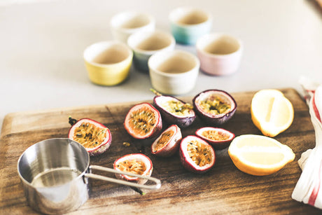 Recipe Prepare Passionfruit and lemon