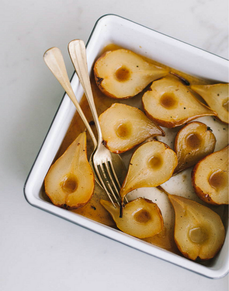 A Sweet Treat: Roasted Vanilla and Honey Pears