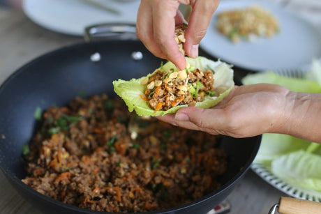 Pork San Choy Bow Recipe (Chinese Lettuce Wraps)