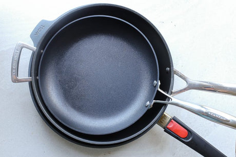 Comparing Non-Stick Frypan Performance between Le Creuset, Woll and Scanpan