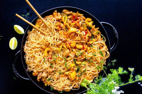 Sweet and Sour Chicken with Noodles