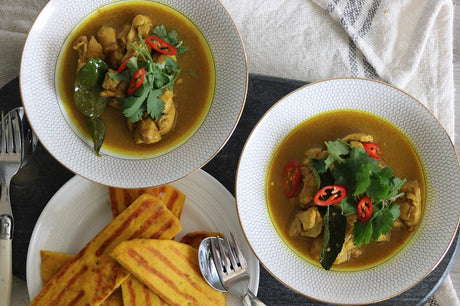 Thai Turmeric Chicken and Kaffir Lime Curry