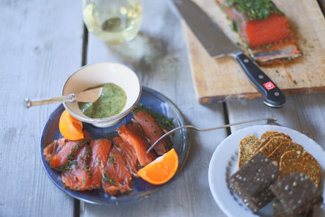 Earl Grey and Orange Cured Salmon Gravlax Recipe