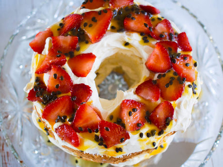 Angel Food Cake with the Cuisinart Stand Mixer