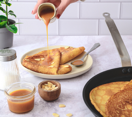 Salted Butter Caramel Crepe Recipe