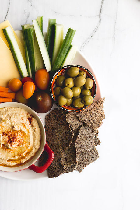 Healthy Seeded Oven Baked Crackers