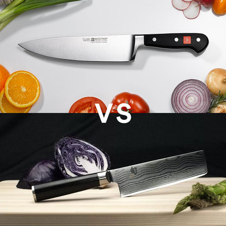 German vs Japanese knives