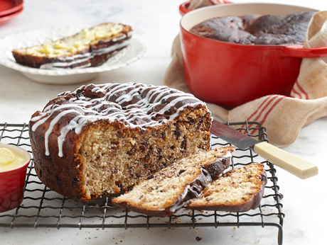 Le Creuset Dutch Oven Recipe: Choc-Chip Hot Cross Bun Pot Loaf