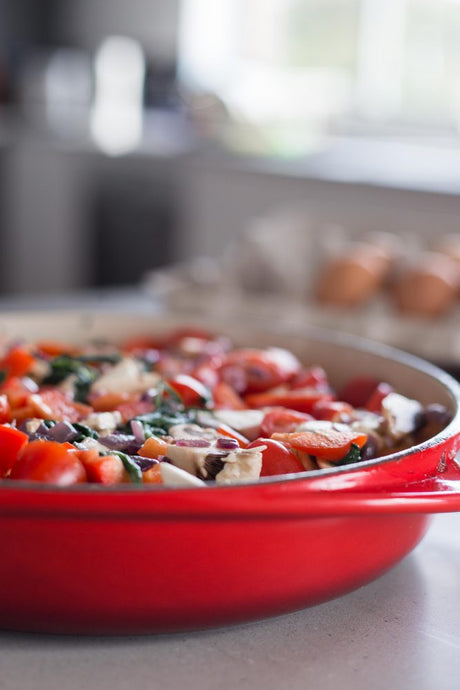 Making a Frittata With The Le Creuset Cast Iron Tart Tatin Dish