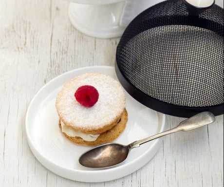 Sweet and Creamy Raspberry Powder Puffs