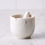 Salisbury & Co Riviera Mortar and Pestle 14cm in White - Image 05