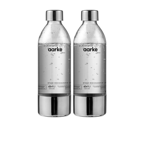 Aarke PET Water Bottle for Carbonator 800ml Set of 2 - Image 01