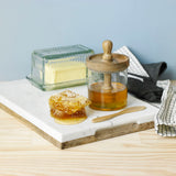 Academy Hemingway Glass Butter Dish - Image 03