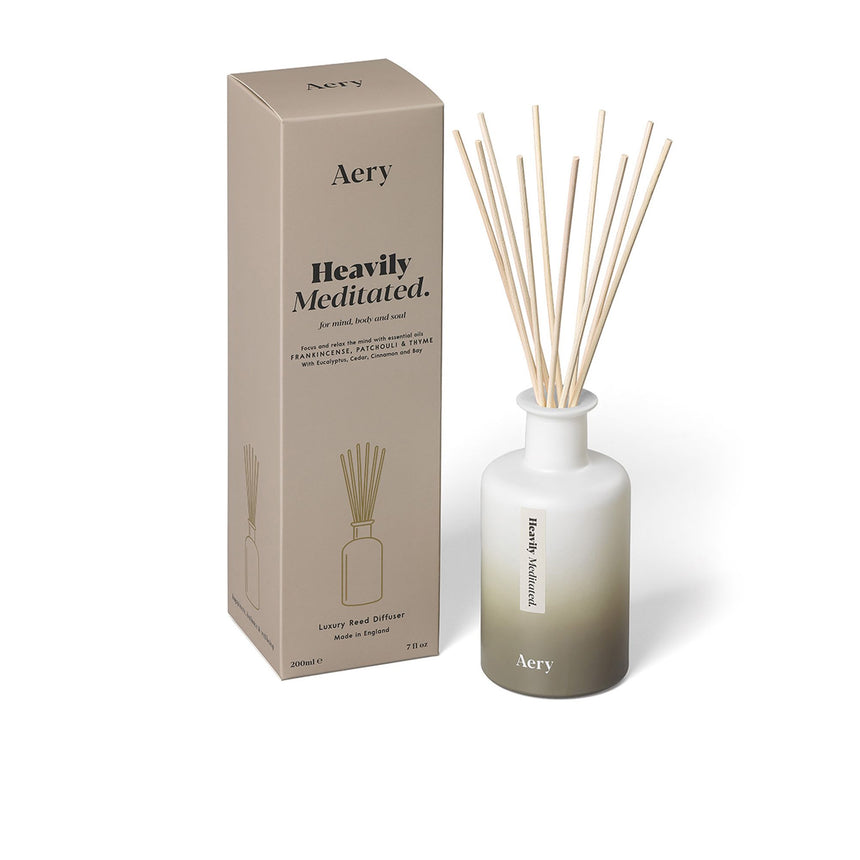 Aery Living Aromatherapy Reed Diffuser 200ml Heavily Meditated - Image 02