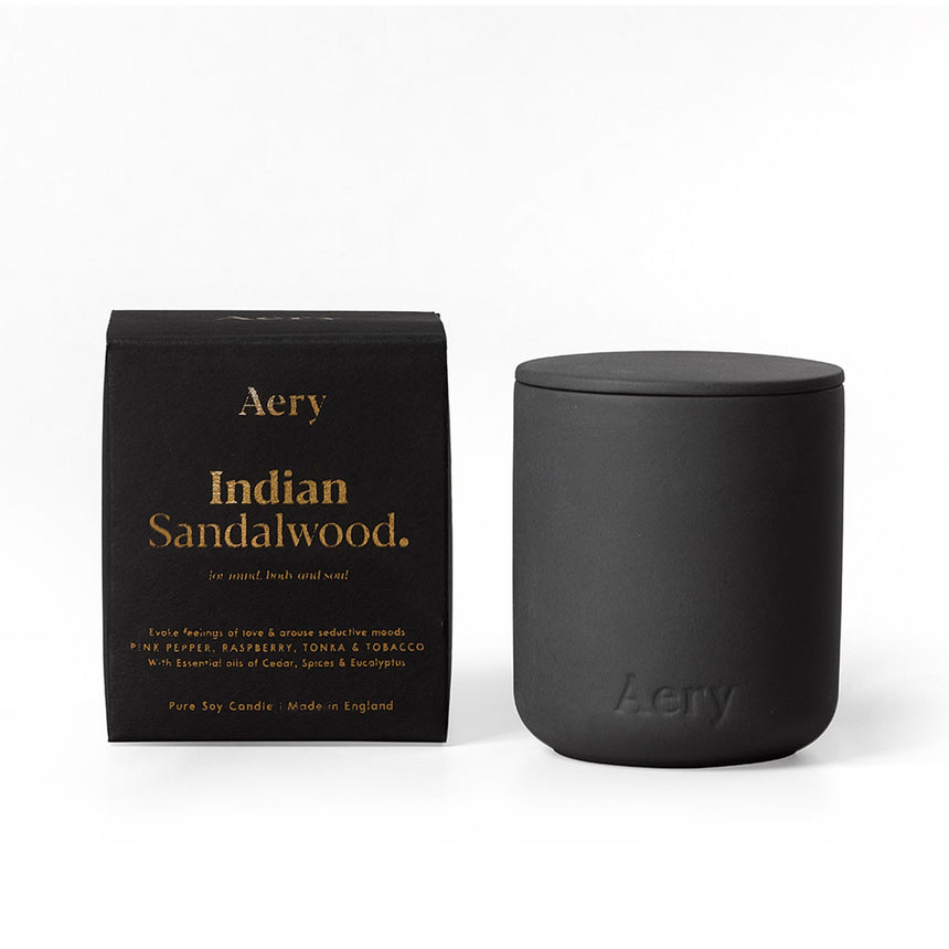 Aery Living Fernweh Candle with Lid 280g Indian Sandalwood - Image 04