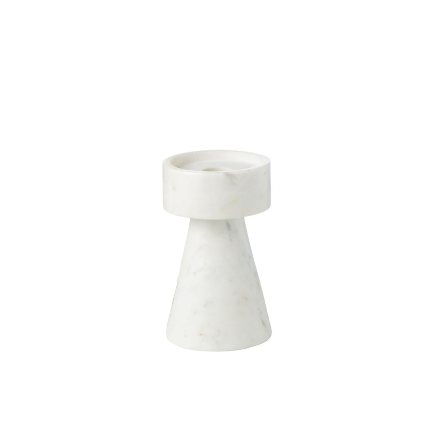 Amalfi Blythe Candle Holder 15cm White - Image 01