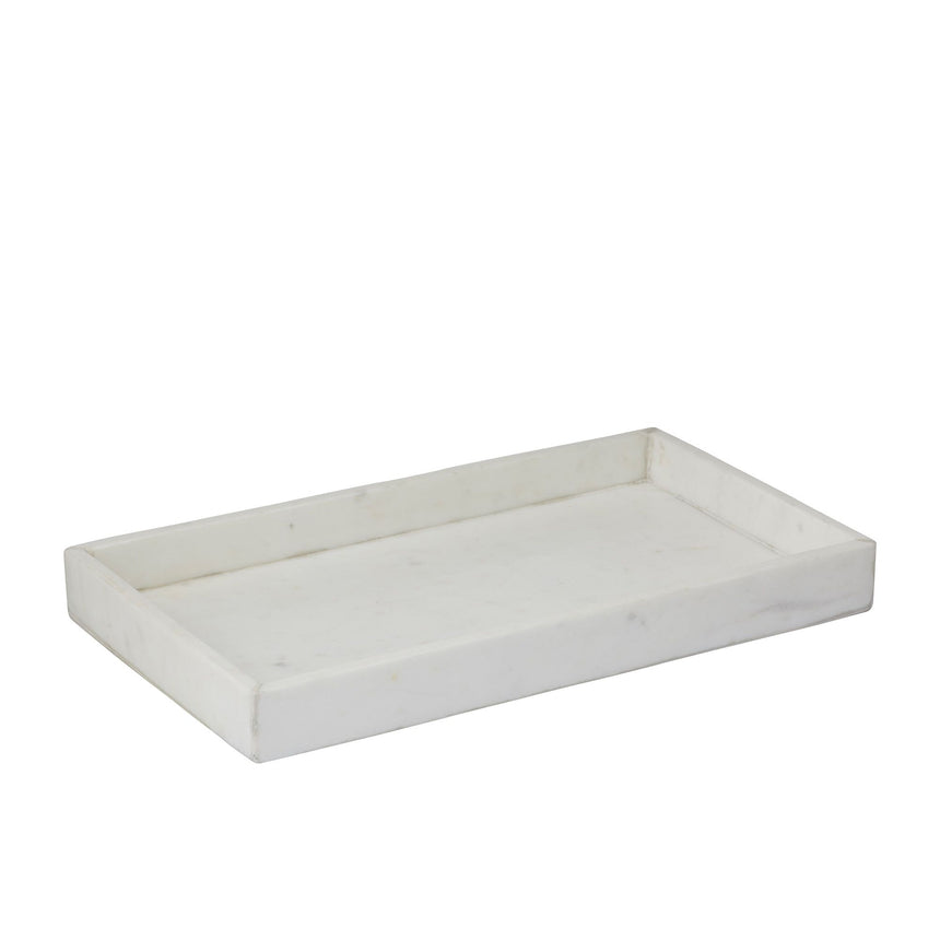 Amalfi Cararra Tray 22.5x40cm White - Image 01