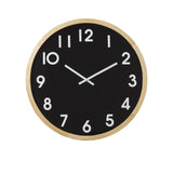 Amalfi Leonard Wall Clock 61cm Black - Image 01