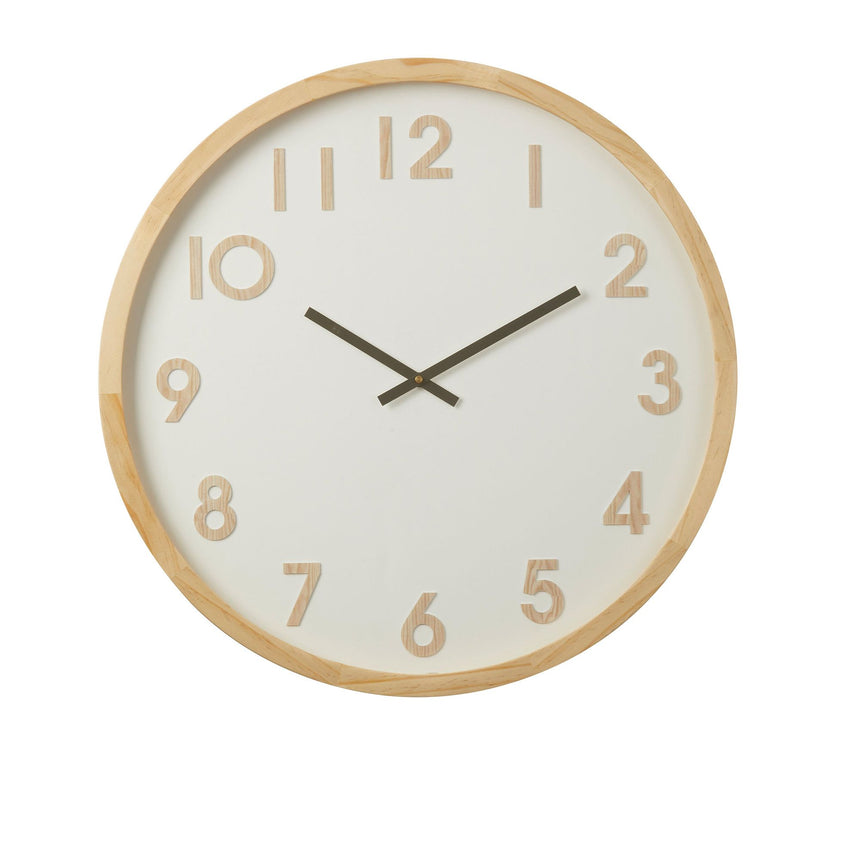 Amalfi Leonard Wall Clock 61cm White - Image 01