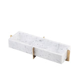 Amalfi Luxuria Rectangular Tray with Stand 35x10cm - Image 01