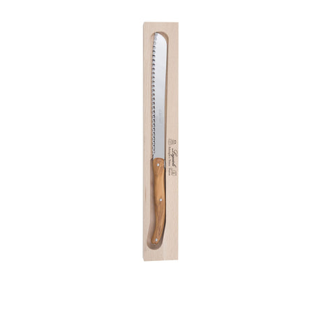 Laguiole by Andre Verdier Debutant Bread Knife Olive Wood - Image 01