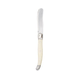 Laguiole Andre Verdier Debutant 2 Piece Cheese Knife Set Ivory - Image 03