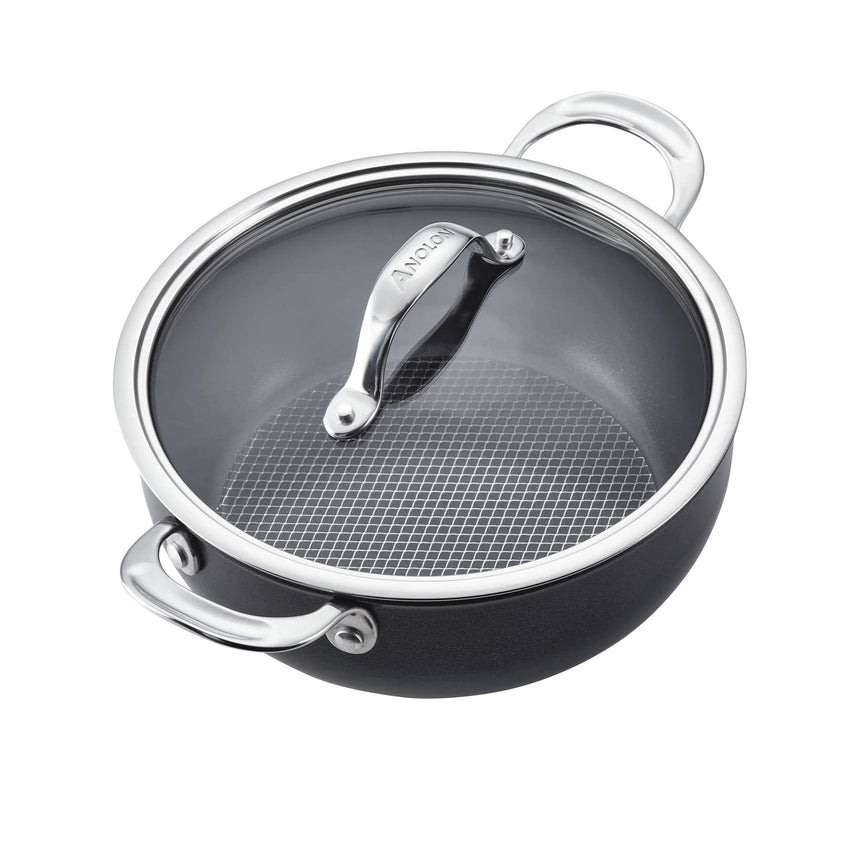 Anolon X Seartech Non-Stick Casserole with Lid 24cm 3.8 Litre - Image 03