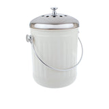 Appetito Compost Bin 4.5 Litre in White - Image 01