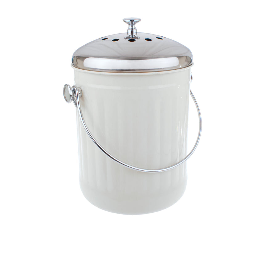 Appetito Compost Bin 4.5 Litre in White - Image 01