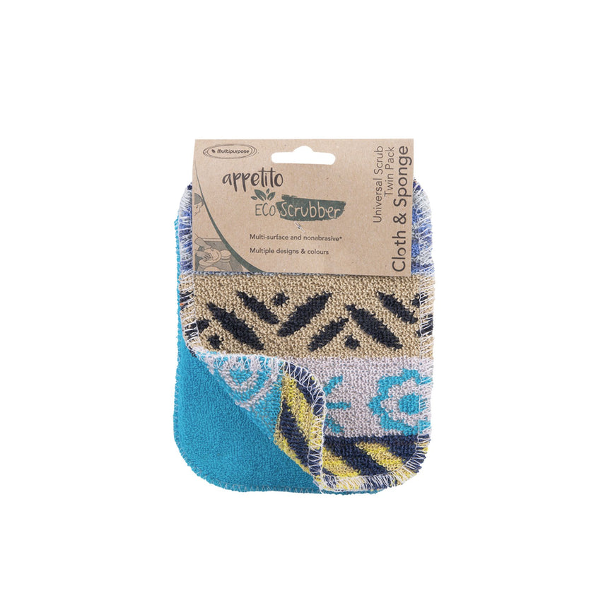 Appetito Eco Scrubber & Sponge Twin Pack - Image 03