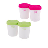 Appetito Mini Round Ice Cream Tub 175ml Set of 2 Pink - Image 04