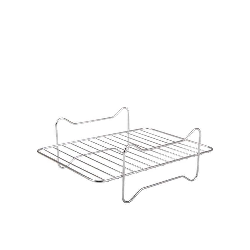 Appetito Stainless Steel Rectangular Air Fryer Rack 22cm - Image 01