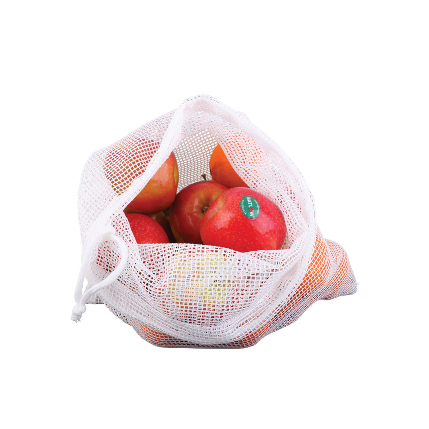 Appetito Woven Net Produce Bag Set of 3 - Image 04