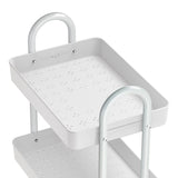 Artiss 3 Tier Storage Cart with Wheels White - Image 03